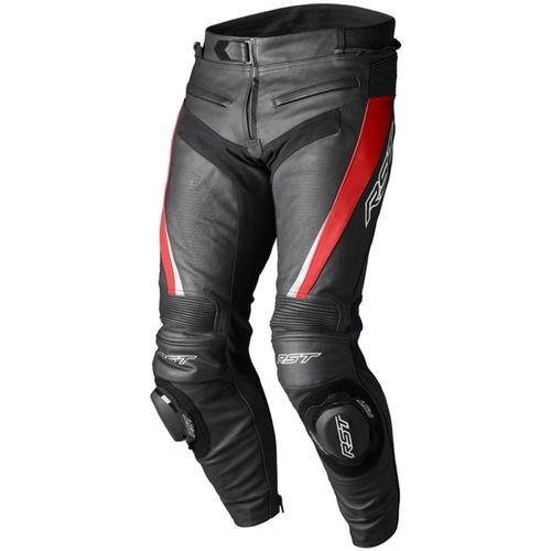 RST Tractech Evo 5 CE Leather Jeans Red Black White
