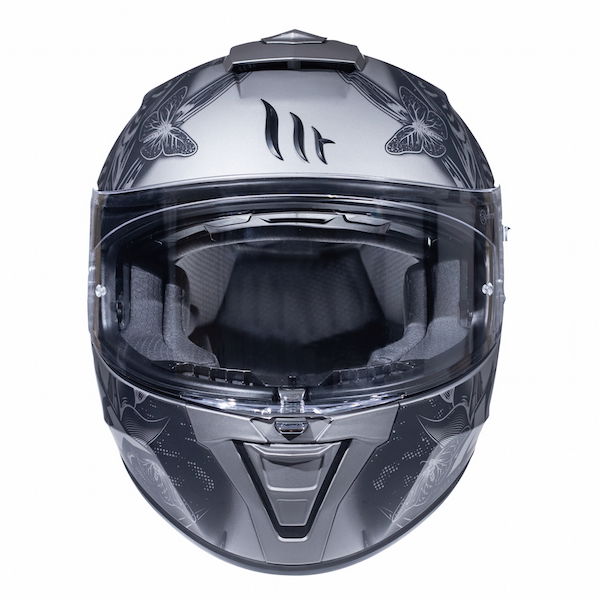 MT Blade 2 SV Breeze Matt Grey Black Full Face Motorcycle Helmet Front                                                                                                                                                                                         