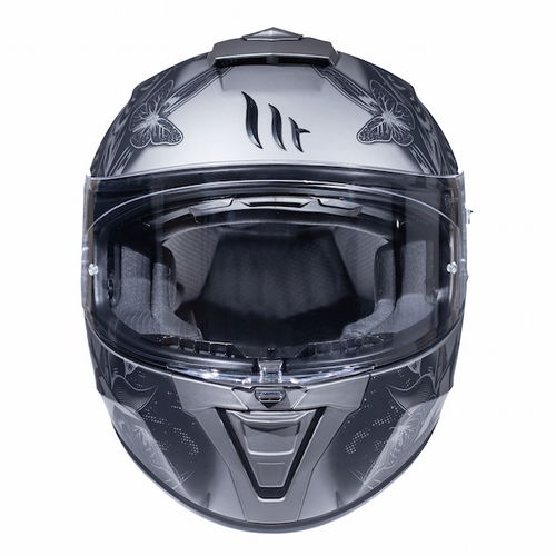 MT Blade 2 SV Breeze Matt Grey Black Full Face Motorcycle Helmet Front                                                                                                                                                                                         