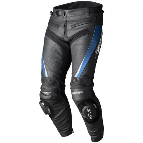 RST Tractech Evo 5 CE Leather Jeans Blue Black White