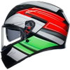 AGV AGV K3 Helmet ECE 22.06 Wing Black Italy - Thumbnail 3