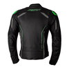 RST RST S1 CE Mens Leather Jacket Black Grey Neon Green - Thumbnail 2