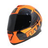 MT Thunder 3 SV Ray Orange Navy Full Face Motorcycle Helmet Front Left                                                                                                                                                                                         