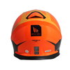 MT Thunder 3 SV Ray Orange Navy Full Face Motorcycle Helmet Back                                                                                                                                                                                               