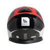 MT Thunder 3 SV Ray Black White Red Full Face Motorcycle Helmet Back                                                                                                                                                                                           