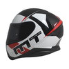 MT Thunder 3 SV Ray Black White Red Full Face Motorcycle Helmet Left Side                                                                                                                                                                                      