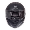 MT Thunder 3 SV Matt Black Full Face Motorcycle Helmet Front                                                                                                                                                                                                   
