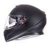 MT Thunder 3 SV Matt Black Full Face Motorcycle Helmet Left Side                                                                                                                                                                                               
