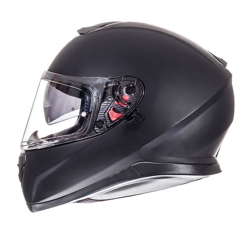 MT Thunder 3 SV Matt Black Full Face Motorcycle Helmet Left Side                                                                                                                                                                                               