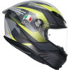 AGV AGV K6-S Helmet Excite Grey Flo Yellow - Thumbnail 3