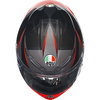AGV AGV K6-S Helmet Slashcut Black Grey Red - Thumbnail 7
