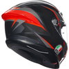 AGV AGV K6-S Helmet Slashcut Black Grey Red - Thumbnail 6