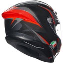K6-S Helmet Slashcut Black Grey Red