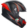AGV AGV K6-S Helmet Slashcut Black Grey Red - Thumbnail 3