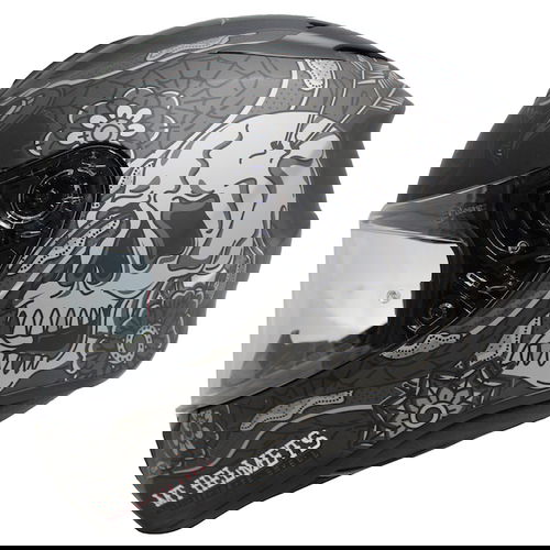 MT Targo Dagger Matt Black Grey Full Face Motorcycle Helmet Left Side                                                                                                                                                                                          