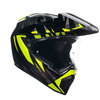 AGV AGV AX9 EC2206 Steppa Helmet Carbon Grey Yellow Fluo - Thumbnail 3