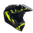 AX9 EC2206 Steppa Helmet Carbon Grey Yellow Fluo