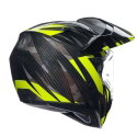 AX9 EC2206 Steppa Helmet Carbon Grey Yellow Fluo
