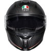 AGV AGV Sports Modular Helmet Tricoloure Matt Carbon - Thumbnail 2