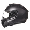 MT Targo Matt Black Full Face Motorcycle Helmet Left Side                                                                                                                                                                                                      