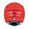MT Targo Matt Red Full Face Motorcycle Helmet Back                                                                                                                                                                                                             