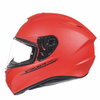 MT Targo Matt Red Full Face Motorcycle Helmet Left Side                                                                                                                                                                                                        