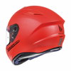 MT Targo Matt Red Full Face Motorcycle Helmet Back Left                                                                                                                                                                                                        