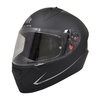 MT Stinger Matt Black Full Face Motorcycle Helmet Front Left                                                                                                                                                                                                   