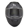 MT Stinger Helmet Matt Black Full Face Motorcycle Helmet Front                                                                                                                                                                                                 
