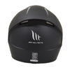 MT Stinger Matt Black Full Face Motorcycle Helmet Back                                                                                                                                                                                                         