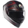 AGV AGV K1-S Helmet Sling Matt Black Red - Thumbnail 1