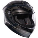 K6-S Helmet Enhance Matt Grey Yellow