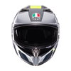 AGV AGV K3 Helmet ECE 22.06 Shade Grey Yellow Fluo - Thumbnail 2