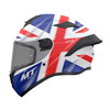 MT MT Targo S Helmet Britain Gloss Red White Blue - Thumbnail 1