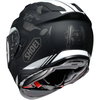 Shoei GT Air 2 Reminisce Black White Full Face Motorcycle Helmet Back Left                                                                                                                                                                                     