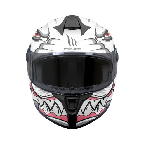 MT MT Targo S Helmet Toby Gloss White