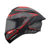 MT MT Targo S Helmet Surt Matt Black Grey Red - Thumbnail 1