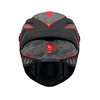 MT MT Targo S Helmet Surt Matt Black Grey Red - Thumbnail 3
