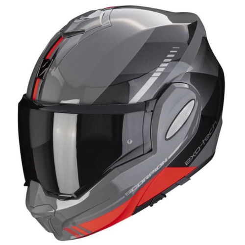 Scorpion Exo-Tech Evo Genre Helmet Grey Black Red