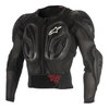 Alpinestars Bionic Black Red Youth Action MX Jacket Front                                                                                                                                                                                                      