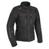 Oxford Products Continental Tech Black Textile Motorcycle Jacket Front                                                                                                                                                                                         