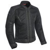 Oxford Products Delta 1 Black Textile Motorcycle Jacket Front                                                                                                                                                                                                  