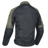 Oxford Products Delta 1 Black Green Textile Motorcycle Jacket Side                                                                                                                                                                                             