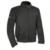 Oxford Products Harrington Black Textile Motorcycle Jacket Front                                                                                                                                                                                               