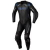 RST RST S1 CE Mens Leather Suit Black Grey Neon Blue - Thumbnail 1