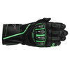 RST RST S1 CE Mens Gloves Black Grey Neon Green - Thumbnail 1