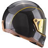 Scorpion Scorpion Exo HX1 Carbon Helmet Black Gold - Thumbnail 2