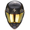 Scorpion Scorpion Exo HX1 Carbon Helmet Black Gold - Thumbnail 3