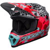 Bell Bell MX-9 Mips Helmet Tagger Splatter Red Grey - Thumbnail 1