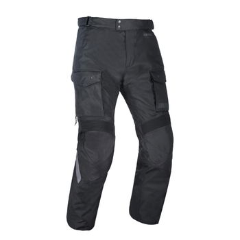 Oxford Products Continental Tech Black Textile Motorcycle Pants Without Braces                                                                                                                                                                                 